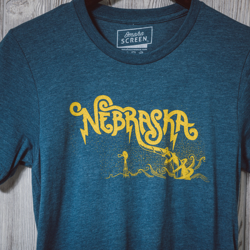 Nebraska Twister | Heather Teal