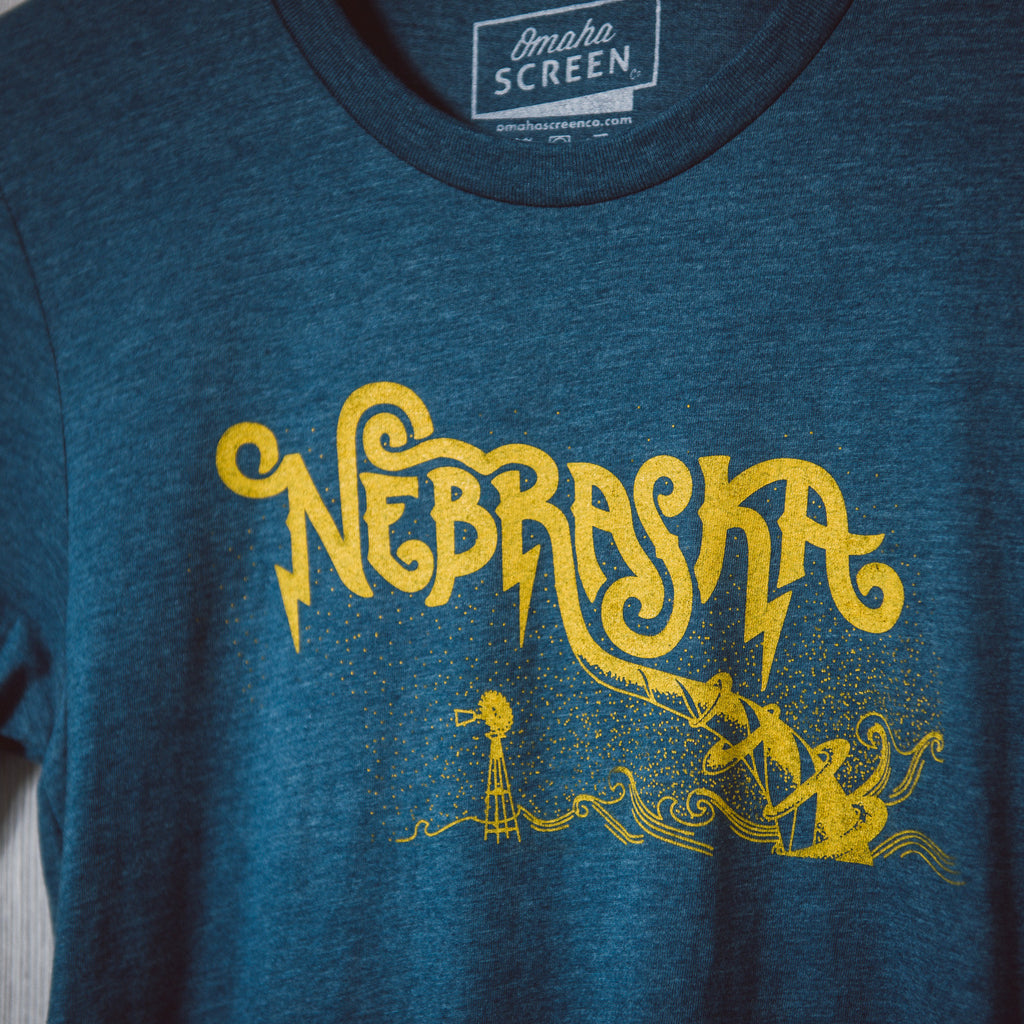 Nebraska Twister | Heather Teal